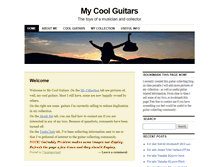 Tablet Screenshot of mycoolguitars.com